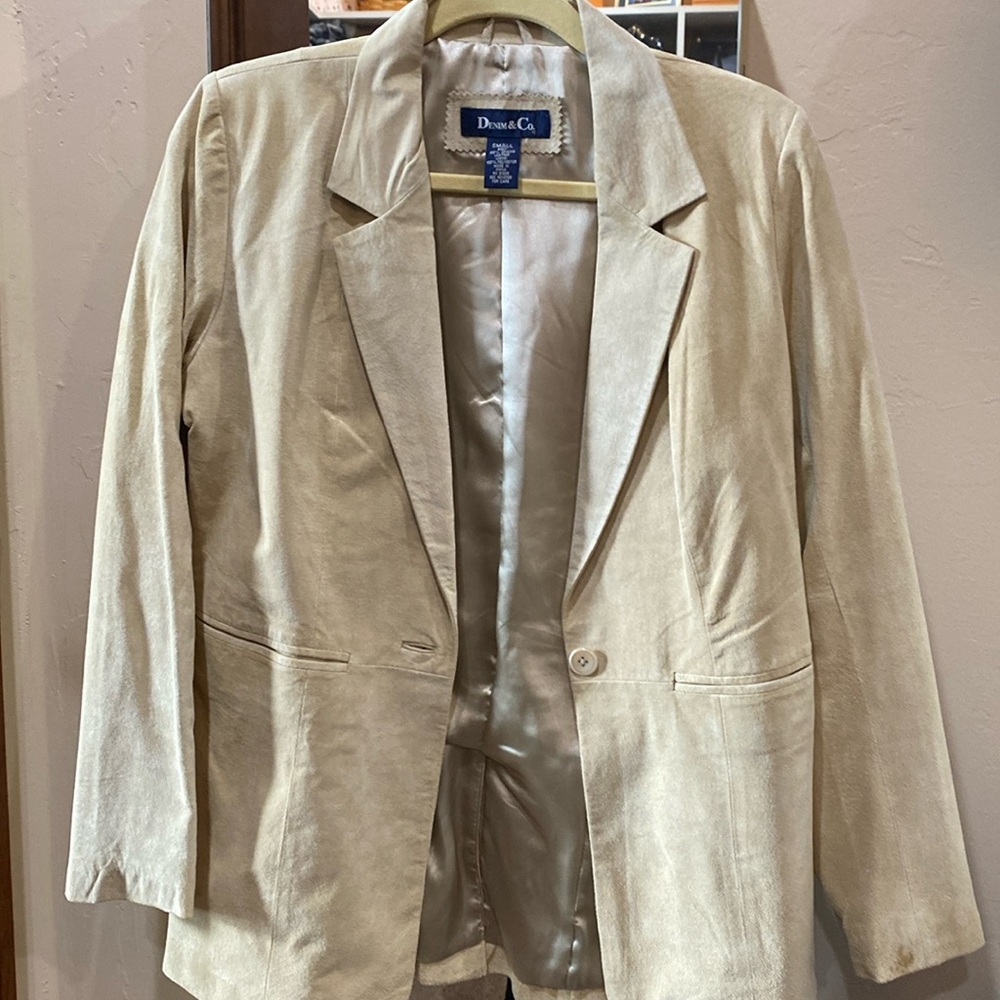 Genuine suede jacket
